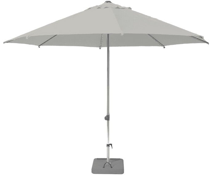 Parasol droit et inclinable Sunpop Rond Ø 270 Acrylique sunbrella premium Marble | La Maison du Parasol