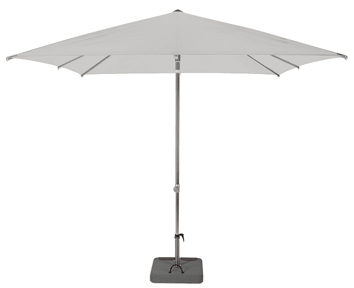 Parasol droit et inclinable Sunpop Carré 250x250 Acrylique sunbrella premium Marble | La Maison du Parasol